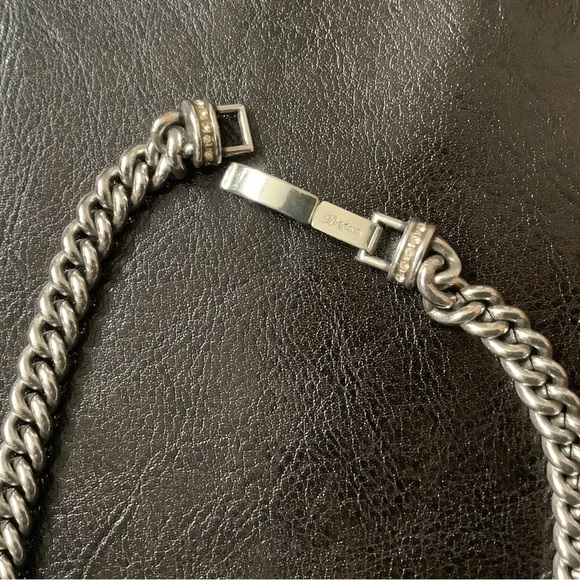 Brighton Silver Crystal Heart Necklace - Picture 6 of 7